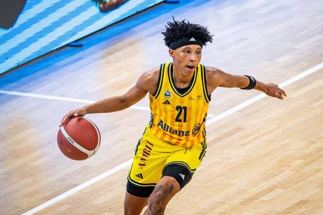 Basketball Berlin 28.12.2025 Saison 2025 2026 DBBL 1. Bundesliga Alba Berlin - BC Pharmaserv Marburg Deeshyra Thomas (Alba, No.21)