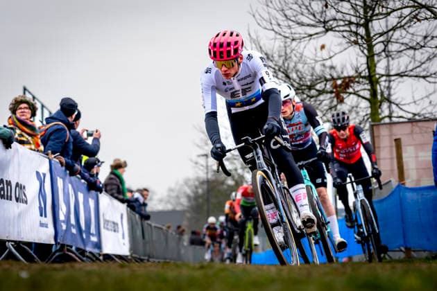 Mattia Agostinacchio - EF EDUCATION - EASYPOST - OATLY during the XÂ²O Badkamers Trofee 2025 men U23 in LOENHOUT, Belgium on 29 december 2025, (photo by Marcel van Dorst EYE4images DeFodi Images) -