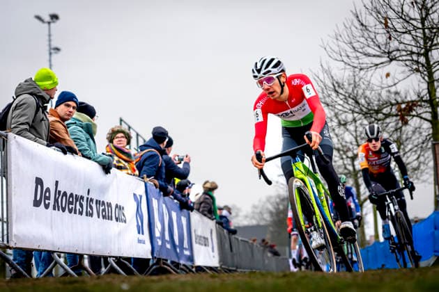 Barnabas Vas - MBH COLDPACK BALLAN during the XÂ²O Badkamers Trofee 2025 men U23 in LOENHOUT, Belgium on 29 december 2025, (photo by Marcel van Dorst EYE4images DeFodi Images) -