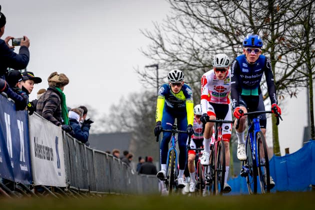 David Haverdings - BALOISE GLOWI LIONS, Viktor Vandenberghe - PAUWELS SAUZEN - ALTEZ INDUSTRIEBOUW CT during the XÂ²O Badkamers Trofee 2025 men U23 in LOENHOUT, Belgium on 29 december 2025, (photo by Marcel van Dorst EYE4images DeFodi Images) -