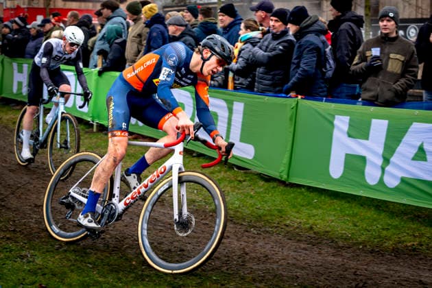 KryÅ¡tof BaÅ¾ant - CYKLOSTAR PIRELLI during the XÂ²O Badkamers Trofee 2025 men U23 in LOENHOUT, Belgium on 29 december 2025, (photo by Marcel van Dorst EYE4images DeFodi Images) -