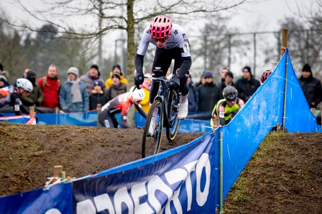 Mattia Agostinacchio - EF EDUCATION - EASYPOST - OATLY during the XÂ²O Badkamers Trofee 2025 men U23 in LOENHOUT, Belgium on 29 december 2025, (photo by Marcel van Dorst EYE4images DeFodi Images) -