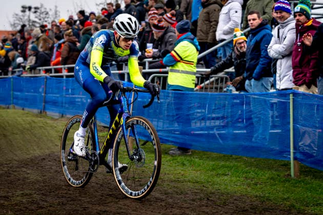 Alexis David - AMICAL CYCLISTE BISONTINE during the XÂ²O Badkamers Trofee 2025 men U23 in LOENHOUT, Belgium on 29 december 2025, (photo by Marcel van Dorst EYE4images DeFodi Images) -