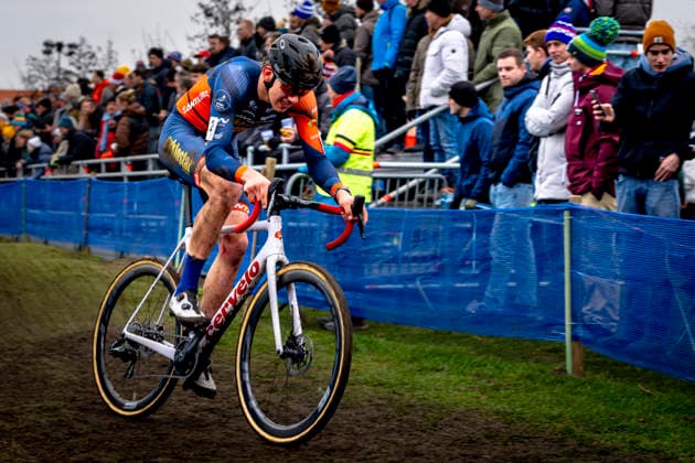 Stefano Viezzi - ALPECIN DECEUNINCK DEVELOPMENT TEAM during the XÂ²O Badkamers Trofee 2025 men U23 in LOENHOUT, Belgium on 29 december 2025, (photo by Marcel van Dorst EYE4images DeFodi Images) -