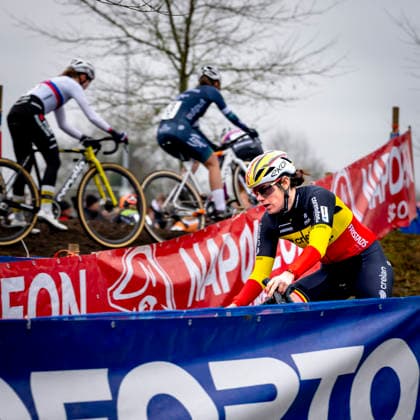 Marion Norbert Riberolle - CRELAN-CORENDON during the XÂ²O Badkamers Trofee 2025 WOMEN in LOENHOUT, Belgium on 29 december 2025, (photo by Marcel van Dorst EYE4images DeFodi Images) -