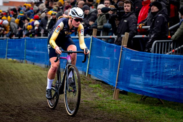 Jamie de Beer - TWC HET SNELLE WIEL BESTRONICS during the XÂ²O Badkamers Trofee 2025 WOMEN in LOENHOUT, Belgium on 29 december 2025, (photo by Marcel van Dorst EYE4images DeFodi Images) -