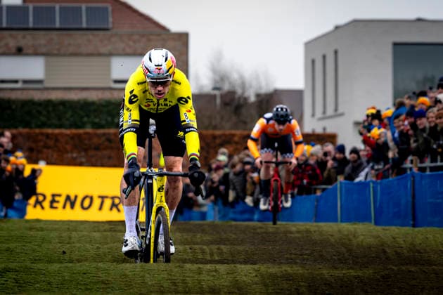 Wout van Aert - TEAM VISMA LEASE A BIKE during the XÂ²O Badkamers Trofee 2025 in LOENHOUT, Belgium on 29 december 2025, (photo by Marcel van Dorst EYE4images DeFodi Images) -
