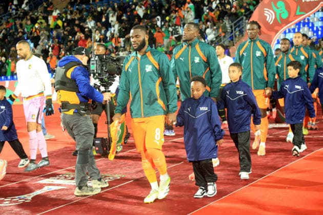 MARRAKECH, MOROCCO - DECEMBER 28: Cote d Ivoire and Cameroon during the Africa Cup of Nations (AFCON) match between Cote d Ivoire and Cameroon on December 28th, 2025 at Grand Stade de Marrakech, Morocco. Photo by Vincent Kamto Copyright: xVincentxKAMTOx