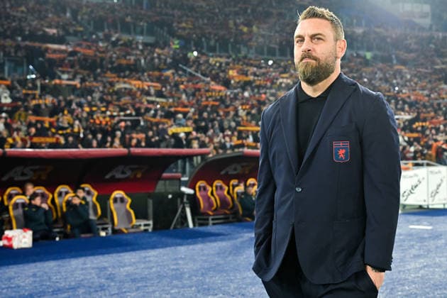 Soccer, serie A match, AS Roma v Genoa Genoa trainer Daniele De Rossi reacts during the serie A Enilive match between AS Roma v Genoa at olimpico stadium in Rome, Italy, Dec 29, 2025. Imago-Images Emmefoto Copyright: xImago-Images Emmefotox