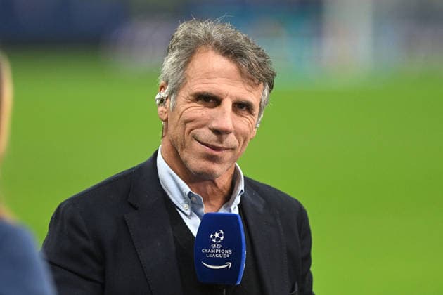 GIANFRANCO ZOLA, Commentatore TV Amazon Prime, Champions League 2025-26 Inter-Kairat Almaty 2-1, single shot, primo piano CHAMPIONS LEAGUE 2025-26 INTER-KAIRAT ALMATY 2-1