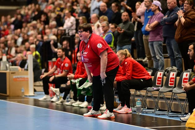 Handball I Frauen I Saison 2025-2026 I 1. HBF I 10. Spieltag I Buxtehuder SV - HSG Bensheim-Auerbach I 30.12.2025 Ilka Fickinger (HSG Bensheim Auerbach) Buxtehude Halle Nord Niedersachsen Deutschland Copyright: xLobeca FelixxSchlikisx