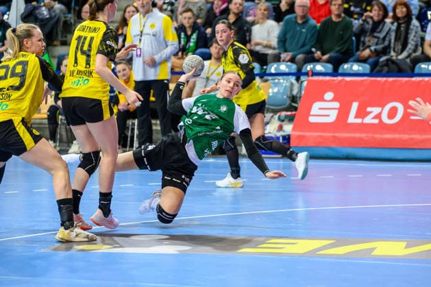 Handball Frauen 1. Bundesliga HBF Saison 2025 2026 10. Spieltag VfL Oldenburg vs. Borussia Dortmund 30.12.2025 Toni-Luisa Reinemann (4, VfL Oldenburg)