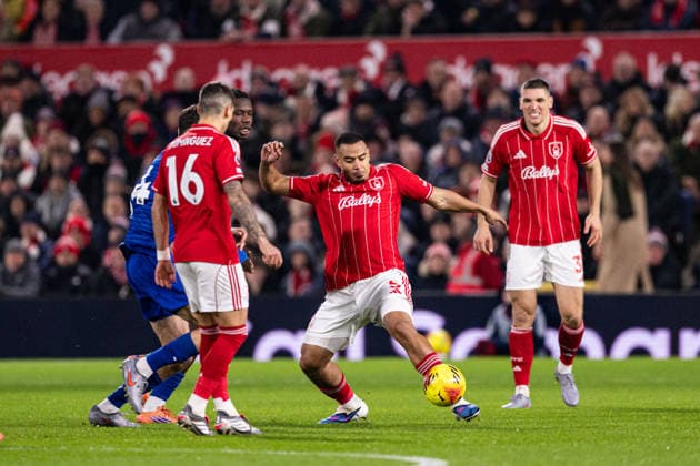 30th December 2025; The City Ground, Nottingham, England; Premier League Football, Nottingham Forest versus Everton; Murillo of Nottingham Forest clears the ball upfield  GodfreyxPitt