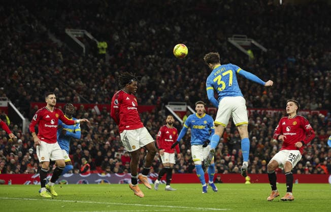 Manchester United, ManU v Wolverhampton Wanderers, FA Premier League 30.12.25 Manchester United v Wolverhampton Wanderers, FA Premier League Bradley Ormesher The Times Ladislav Krejci of Wolverhampton Wanderers scores and celebrates scoring his teams 1st goal 1-1  Copyright: xBradleyxOrmesherx NINTCHDBPICT001048605850