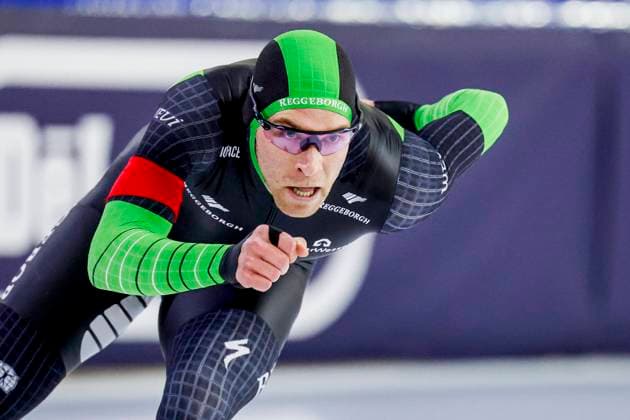 Louis Hollaar of Team Reggeborgh Men s 1500m, , Speed skating, Eisschnelllauf Dutch Olympic Qualifiers, Thialf, December 30, 2025, Heerenveen, Netherlands.