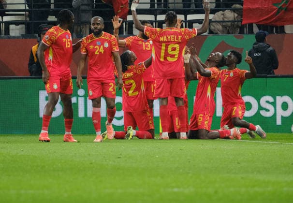 Democratic Republic of the Congo v Botswana - 35th Africa Cup of Nations RABAT, MOROCCO - DECEMBER 30: Players of Democratic Republic of the Congo celebrates after scoring a goal during the 35th Africa Cup of Nations (AFCON 2025) group D football match between Democratic Republic of the Congo and Botswana at Al Medina Stadium in Rabat, Morocco on December 30, 2025. Chris Milosi Anadolu Rabat Morocco. Editorial use only. Please get in touch for any other usage.  Copyright: x2025xAnadoluxChrisxMilosix