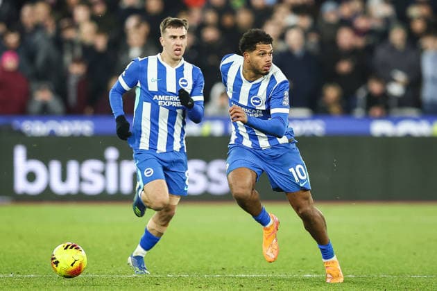 30th December 2025; London Stadium, London, England; Premier League Football, West Ham United versus Brighton and Hove Albion; Georginio Rutter of Brighton And Hove Albion runs with the ball  IanxStephen