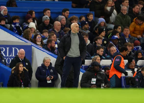 30th December 2025; Stamford Bridge, Chelsea, London, England: Premier League Football, Chelsea versus Bournemouth; Chelsea manager Enzo Maresca on the touchline  JohnxPatrickxFletcher