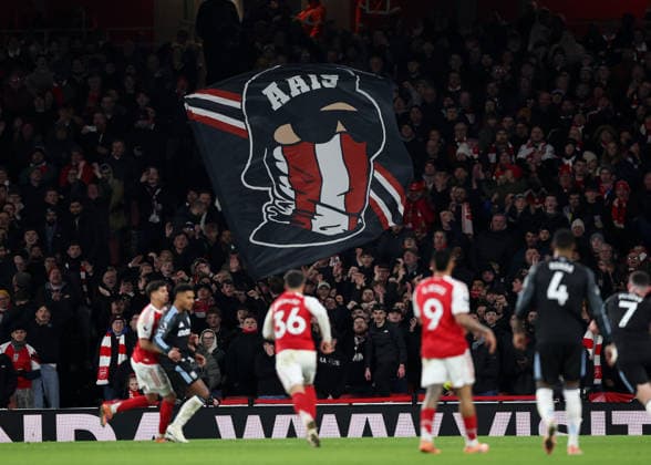 London, England, 30th December 2025. Arsenal fans during the Arsenal vs Aston Villa Premier League match at the Emirates Stadium, London. Picture credit should read: David Klein Sportimage EDITORIAL USE ONLY. No use with unauthorised audio, video, data, fixture lists, club league logos or live services. Online in-match use limited to 120 images, no video emulation. No use in betting, games or single club league player publications. SPI_DK_056_Arsenal_Villa SPI-4405-0056