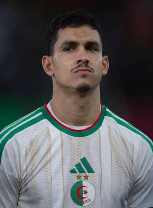 Algeria v Burkina Faso: Group E - Africa Cup Of Nations RABAT, MOROCCO - DECEMBER 28: Aissa Mandi of Algeria during the Africa Cup Of Nations Group E match between Algeria and Burkina Faso at the Prince Heritier Moulay El Hassan Stadium on December 28, 2025 in Rabat, Morocco. Rabat Morocco Copyright: xVisionhausx 776422254