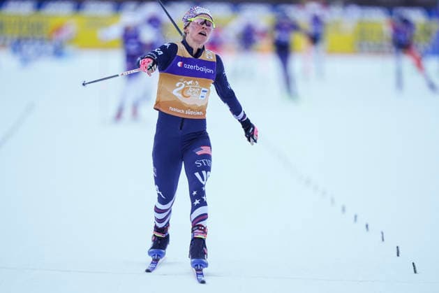 Ski Tour 2025 26 Stage 4 Toblach, Italy 20251231. USA s Jessie Diggins during the 5 km heat free technique for women in Toblach. Photo: Terje Pedersen NTB Toblach Italy EDITORIAL USE ONLY. RESTRICTED USE FOR BETTING COMPANIES Ref:_SPO3c2A0Dcg4NQ.jpg *** Ski Tour 2025 26 Stage 4 Toblach, Italy 20251231 USA s Jessie Diggins during the 5 km heat free technique for women in Toblach Photo Terje Pedersen NTB Toblach Italy EDITORIAL USE ONLY RESTRICTED USE FOR BETTING COMPANIES  Copyright: xTerjexPedersenx xNTBx