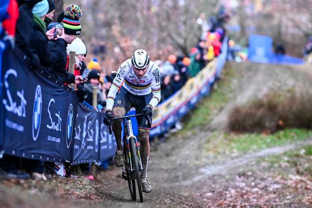 X2O Badkamers Trofee 2025-2026 Baal BAAL, BELGIUM - JANUARY 01 : Van Der Poel Mathieu (NED) of Alpecin-Deceuninck in action during the 6th leg of the GP Sven Nys X2O Badkamers Trofee 2025-2026 a cyclocross race for Men Elite on January 1, 2026 in Baal, Belgium, 01 01 2026 ( Baal Belgium  Copyright: xGvgx
