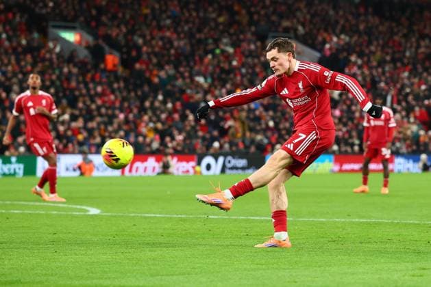 Florian Wirtz of Liverpool misses a chance Liverpool v Leeds United, Premier League, Football, Anfield, Liverpool, UK - 01 Jan 2026Liverpool Anfield United Kingdom EDITORIAL USE ONLY No use with unauthorised audio, video, data, fixture lists, club league logos or live services. Online in-match use limited to 120 images, no video emulation. No use in betting, games or single club league player publications. Copyright: xPaulxCurrie Shutterstockx 16216359ar