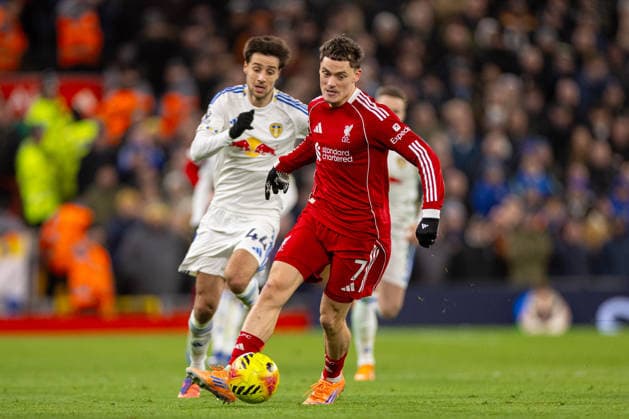 Football - FA Premier League - Liverpool FC v Leeds United FC LIVERPOOL, ENGLAND - New Year s Day, Thursday, January 1, 2026: Liverpool s Florian Wirtz during the FA Premier League match between Liverpool FC and Leeds United FC at Anfield. (Photo by David Rawcliffe Propaganda) LIVERPOOL Anfield MERSEYSIDE ENGLAND  Copyright: xDavidxRawcliffex P2026-01-01-Liverpool_Leeds-43