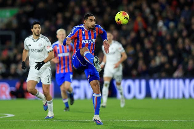 Crystal Palace v Fulham, Premier League Crystal Palace defender Maxence Lacroix (5) during the Premier League match between Crystal Palace and Fulham at Selhurst Park, London, UK on 1 January 2026. London Selhurst Park Greater London UK Editorial use only DataCo restrictions apply See www.football-dataco.com , Copyright: xSimonxRoex PSI-23503-0079