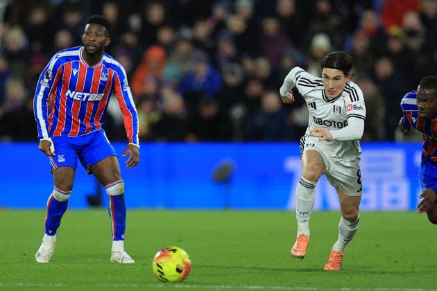 Crystal Palace v Fulham, Premier League Fulham midfielder Harry Wilson (8) during the Premier League match between Crystal Palace and Fulham at Selhurst Park, London, UK on 1 January 2026. London Selhurst Park Greater London UK Editorial use only DataCo restrictions apply See www.football-dataco.com , Copyright: xSimonxRoex PSI-23503-0086