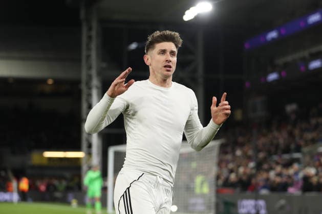 1st January 2026; Selhurst Park, Selhurst, London, England; Premier League Football, Crystal Palace versus Fulham; Tom Cairney of Fulham celebrates his goal in the 80th minute for 1-1  KatiexChan