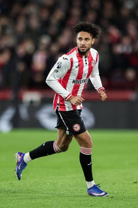 1st January 2026; Gtech Community Stadium, Brentford, London, England; Premier League Football, Brentford versus Tottenham Hotspur; Kevin Schade of Brentford  HenningxvonxJagow