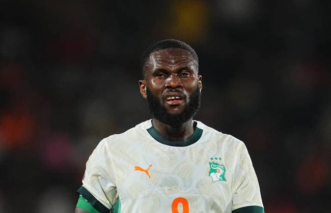 Franck Yannick Kessie (Ivory Coast) looks on during the Africa Cup Of Nations match between Gabon and Ivory Coast at Marrakesh Stadium on December 31, 2025 in Marrakech, Morocco. (Photo by Thor Wegner DeFodi Images) - *** Franck Yannick Kessie Ivory Coast looks on during the Africa Cup Of Nations match between Gabon and Ivory Coast at Marrakesh Stadium on December 31, 2025 in Marrakech, Morocco Photo by Thor Wegner DeFodi Images