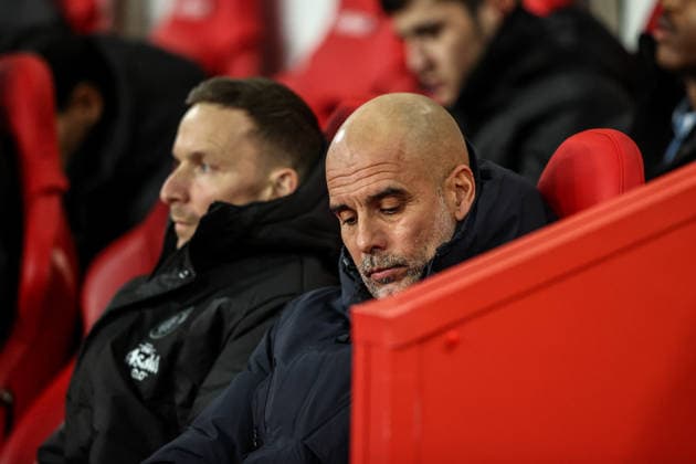 Premier League Sunderland v Manchester City Pep Guardiola manager of Manchester City during the Premier League match Sunderland vs Manchester City at Stadium Of Light, Sunderland, United Kingdom, 1st January 2026 (Photo by Alfie Cosgrove News Images) Sunderland Stadium Of Light Tyne and Wear United Kingdom Copyright: xAlfiexCosgrove NewsxImagesx