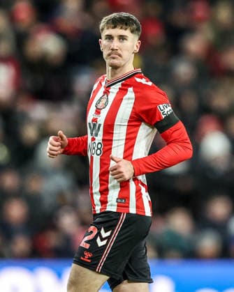 Premier League Sunderland v Manchester City Trai Hume of Sunderland during the Premier League match Sunderland vs Manchester City at Stadium Of Light, Sunderland, United Kingdom, 1st January 2026 (Photo by Alfie Cosgrove News Images) Sunderland Stadium Of Light Tyne and Wear United Kingdom Copyright: xAlfiexCosgrove NewsxImagesx
