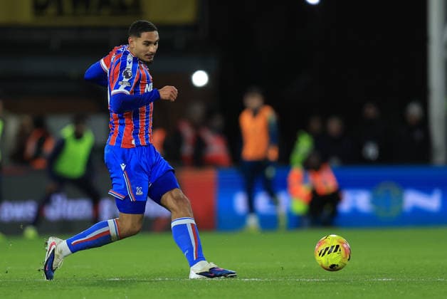 Crystal Palace v Fulham, Premier League Crystal Palace defender Maxence Lacroix (5) during the Premier League match between Crystal Palace and Fulham at Selhurst Park, London, UK on 1 January 2026. London Selhurst Park Greater London UK Editorial use only DataCo restrictions apply See www.football-dataco.com , Copyright: xSimonxRoex PSI-23503-0094