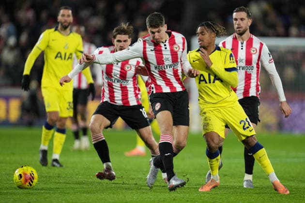 Premier League Brentford v Tottenham Hotspur during the Premier League match Brentford vs Tottenham Hotspur at The Gtech Community Stadium, London, United Kingdom, 1st January 2026 (Photo by Harvey Murphy News Images) Copyright: xHarveyxMurphy NewsxImagesx