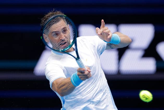 TENNIS UNITED CUP PERTH, Guido Andreozzi of Argentina in action during the United Cup 2026 day one doubles match between Argentina v Spain at RAC Arena in Perth, Friday, January 2, 2026. ( NO ARCHIVING, EDITORIAL USE ONLY PERTH WESTERN AUSTRALIA AUSTRALIA  Copyright: xRICHARDxWAINWRIGHTx 20260102154797337406