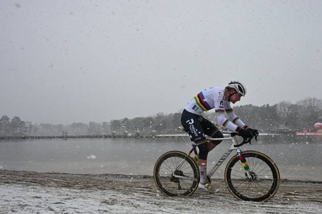 Exact Cross 2026 Mol MOL, BELGIUM - JANUARY 02 : Van Der Poel Mathieu (NED) of Alpecin-Deceuninck during the 5th leg of the Zilvermeercross Exact Cross 2026 a cyclocross race for Men Elite on January 2, 2026 in Mol, Belgium, 02 01 2026 ( Mol Belgium  Copyright: xBcex