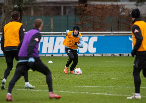 Fußball, Herren, Saison 2025 2026, 2. Bundesliga, Hertha BSC, Training, Maurice Krattenmacher (Hertha BSC), 02.01. 2026,