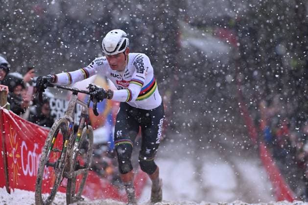 Exact Cross 2026 Mol MOL, BELGIUM - JANUARY 02 : Van Der Poel Mathieu (NED) of Alpecin-Deceuninck during the 5th leg of the Zilvermeercross Exact Cross 2026 a cyclocross race for Men Elite on January 2, 2026 in Mol, Belgium, 02 01 2026 ( Mol Belgium  Copyright: xBcex