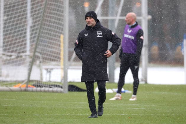 DEU, DFL, 2. FBL Hertha BSC, Training, 02.01.2026, Sportforum, Berlin, DEU, DFL, 2. FBL Hertha BSC, Training, im Bild Cheftrainer Stefan Leitl (Hertha BSC Berlin) DFL - regulations prohibit any use of Photographs as image sequences and or quasi-video