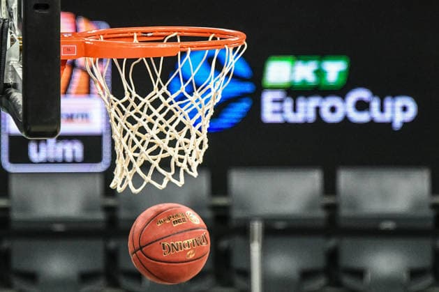 BKT Euro Cup; Ratiopharm Ulm gegen Lietkabelis Panevezys, Ratiopharm Arena Ulm, 02.01.2026 Ball im Korb. Ulm 02.01.2026. 12 Spieltag BKT EuroCup, Ratiopharm Ulm gegen Lietkabelis Panevezys, Ratiopharm Arena Ulm Copyright: xBEAUTIFULxSPORTS Märklx