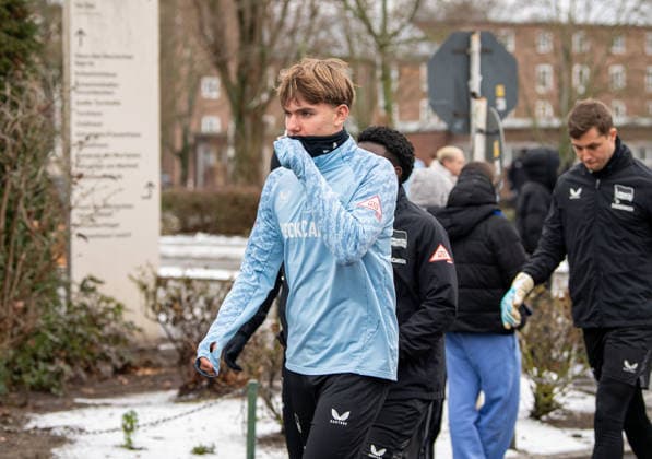 Fußball, Herren, Saison 2025 2026, 2. Bundesliga, Hertha BSC, Training, Kennet Eichhorn (Hertha BSC), 02.01. 2026,