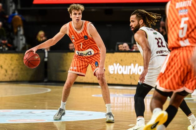 BKT Euro Cup; Ratiopharm Ulm gegen Lietkabelis Panevezys, Ratiopharm Arena Ulm, 02.01.2026 Tobias Jensen (Ratiopharm Ulm, 7) Ulm 02.01.2026. 12 Spieltag BKT EuroCup, Ratiopharm Ulm gegen Lietkabelis Panevezys, Ratiopharm Arena Ulm Copyright: xBEAUTIFULxSPORTS Märklx