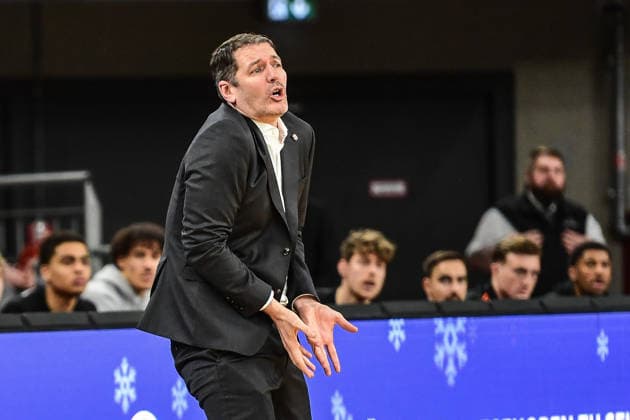 BKT Euro Cup; Ratiopharm Ulm gegen Lietkabelis Panevezys, Ratiopharm Arena Ulm, 02.01.2026 Trainer Ty Harrelson (Ratiopharm Ulm) Ulm 02.01.2026. 12 Spieltag BKT EuroCup, Ratiopharm Ulm gegen Lietkabelis Panevezys, Ratiopharm Arena Ulm Copyright: xBEAUTIFULxSPORTS Märklx