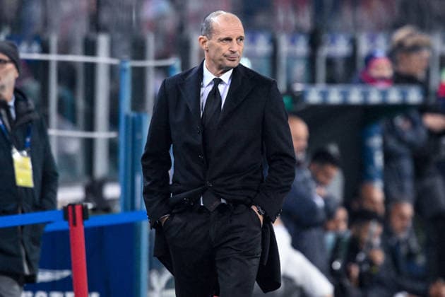 AC Milan s coach Massimiliano Allegri during the Serie A soccer match between Cagliari Calcio and AC Milan at the Unipol Domus in Cagliari, Sardinia - Friday, 2nd January 2026. - Soccer  Copyright: xGianlucaxZuddas LaPressex