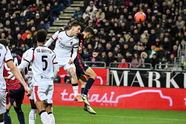 CALCIO - Serie A - Cagliari Calcio vs AC Milan Matteo Prati of Cagliari Calcio during Cagliari Calcio vs AC Milan, Italian soccer Serie A match in Cagliari, Italy, January 02 2026 Cagliari Italy  Copyright: xIPAxSport ABACAx