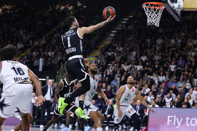Luca Vildoza Virtus Bologna - EA7 Emporio Armani Olimpia Milano Euroleague 2025-2026 Bologna, 02 01 2026 Foto V. Orsini Ciamillo-Castoria Bologna  Copyright: xorsinix