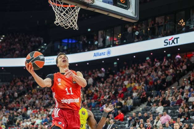 Vladimir Lucic (FC Bayern Basketball, 11), GER, FC Bayern Basketball vs. Maccabi Rapyd Tel Aviv, Basketball, Euroleague, 19. Spieltag, Saison 2025 2026, 02.01.2026, GER, FC Bayern Basketball vs. Maccabi Rapyd Tel Aviv, Basketball, Euroleague, 19. Spieltag, Saison 2025 2026, 02.01.2026 Muenchen Copyright: xEibner-Pressefoto JennixMaulx EP_JML